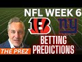 Cincinnati Bengals vs New York Giants Predictions and Picks | 2024 NFL Week 6 Best Bets