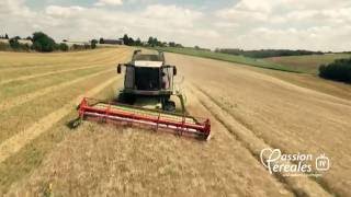 La moisson de blé dur vue du ciel, dans le Tarn | Les Céréales