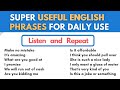 Listen And Repeat Advanced English | Listen And Repeat Exercise