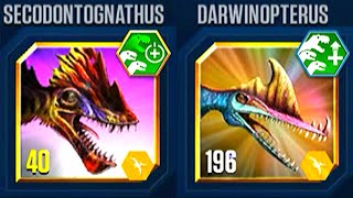 AERIAL ASSAULT TAPEJALOCEPHALUS VS DARWINOPTERUS MODS BATTLE | JURASSIC WORLD THE GAME