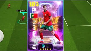 Ruben Dias Aerial Fort 104 - Efootball mobile