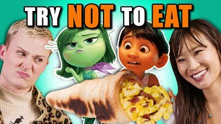 Try Not To Eat Challenge -  Pixar Foods | People vs. Food