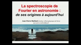 La spectroscopie de Fourier en astronomie : de ses origines à nos jours