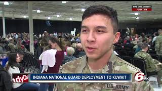 Indiana National Guard members deployed to Kuwait