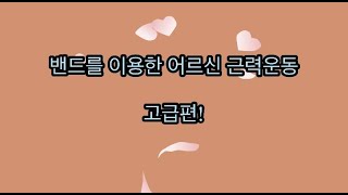 [성동구체육회 TV] 밴드를 이용한 어르신 근력운동 고급 1편!