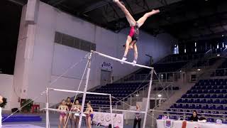 Grace McCallum (USA) Full Bar Routine, Training Day 2 - 2018 City of Jesolo Trophy