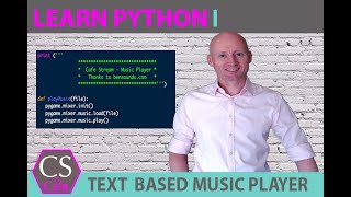 PYTHON MUSIC PLAYER V1: Basic text based music player for beginners to learn code and enjoy