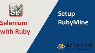 Selenium with Ruby - Session-1 : Setup RubyMine