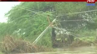 Keshod : The village of Akhodar in Keshod, in the water, has a garbage system near the village