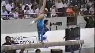 Choe Gyong Hui - 1991 Worlds AA - Balance Beam