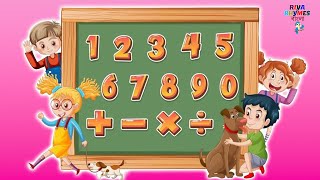 Number Song 1- 10 For Children's | Counting Numbers | Nursery Rhymes For Kids | Riya Rhymes Bangla