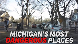 The 10 Most DANGEROUS Cities in Michigan