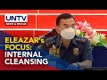 PNP chief PGen. Guillermo Eleazar to focus on internal cleansing of police