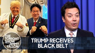 Billie Eilish & Olivia Rodrigo Snag Grammy Noms, Trump Receives Honorary Black Belt | Tonight Show