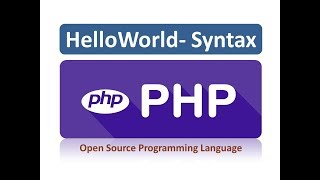PHP tutorial for beginners | php helloworld | php syntax | php training #1 | Harisystems