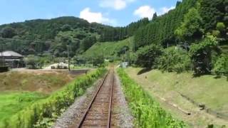 いすみ鉄道 上総中野⇒大原 後面展望 Isumi Railway Kazusa-Nakano ⇒ Ōhara