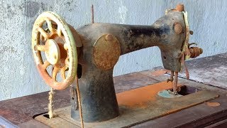 Restoration ancient sewing machines after 43 years of Japan part2