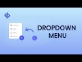 How To Make Drop Down Menu Button Using HTML & CSS & JS | Web Development