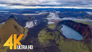 Bird's Eye View of ICELAND in 4K UHD - 8 HOUR Aerial Film with Relaxing Music