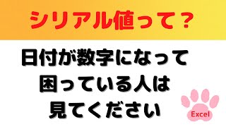 【Excel初心者向け】日付が数字になる原因とシリアル値を理解して日にち入力をマスター！