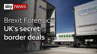 Brexit Forensics: Secret border deals