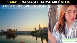 Sara Ali Khan's 'Namaste Darshako' just got a Punjabi twist as it becomes 'Satsriakal Darshakon'