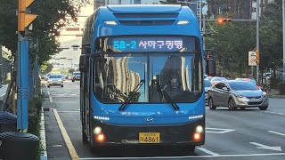 부산58-2번 24년식 일렉시티신차(4861) 주행영상