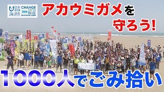 アカウミガメを守ろう！1000人でごみ拾い 日本財団 海と日本PROJECT in みやざき 2019 #01