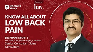 Know all about Low Back Pain - DR PHANI KIRAN S