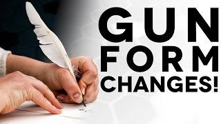 Changes to Gun Buying Form 4473 - The Legal Brief!