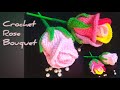 Rose Bouquet | How to crochet a Rose | part - 1