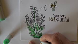 CCR "Beeutiful" Copic Coloring