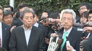 細川元首相が立候補表明 都知事選、小泉氏が支援