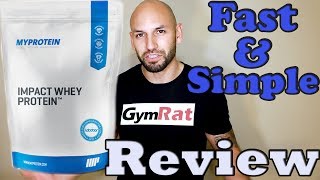 MyProtein: Impact Whey Protein Supplement Review