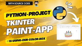 Using Color Box in Tkinter Python | Python Project Paint App - 11