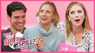 Roses \u0026 Rose: Joe Amabile and Kendall Long SPILL Bachelor Secrets | Sip or Spill