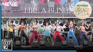 4EVE - LIKE A BLING @ Movie on the Beach FRIEND & SEA, Cha Am [Overall Stage 4k 60p] 220709