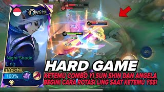 KETEMU COMBO YI SUN SHIN DAN ANGELA! BEGINI CARA LING MELAWAN META HEALER !! | #mobilelegends