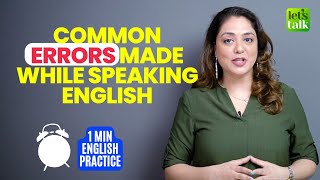 Common Mistakes Made While Speaking English | Errors In Spoken English #shorts Nysha