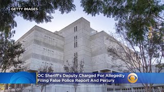 OC Sheriff's Deputy Charged For Allegedly Filing False Police Report, Perjury