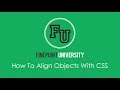 How To Align Objects With CSS