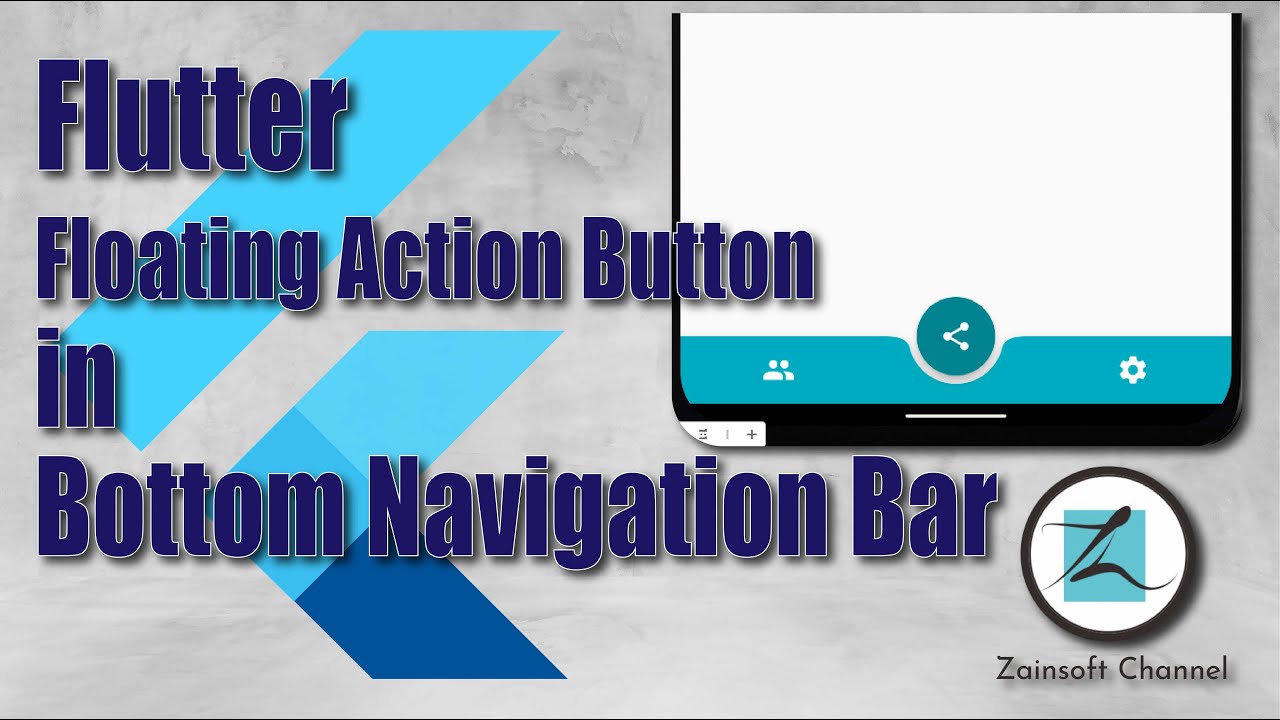 #7 Flutter Floating Action Button In Bottom Navigation Bar | Flutter ...