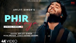 Phir Le Aya Dil (LYRICS) Barfi| Arijit Singh| Pritam| Sayeed Quadri | Ranbir Kapoor, Priyanka Chopra
