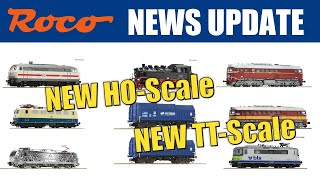 MODEL RAILWAY NEWS - ROCO August 2024 HO-Scale \u0026 TT-Scale new models!