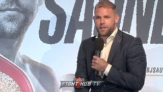 BILLY JOE SAUNDERS ON FACING CANELO "I WOULDNT BE SITTING HERE IF I DIDNT THINK I COULD BEAT HIM"