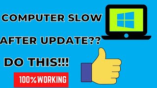 Fix Slow Performance Windows 10 2H20 Update 2021-How to Speed Up PC
