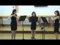 zempléni trio for flutes i. ii. iii. performed by the merliton flute trio