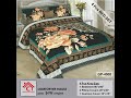 4 piece cotton panel printing double bed sheet set king size gp 4008