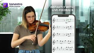 Bella Ciao - Learn To Play Violin with tonestro | For Beginners | Sheet Music | Play Along