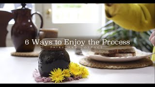 6 Ways to Enjoy the Process - making dandelion honey